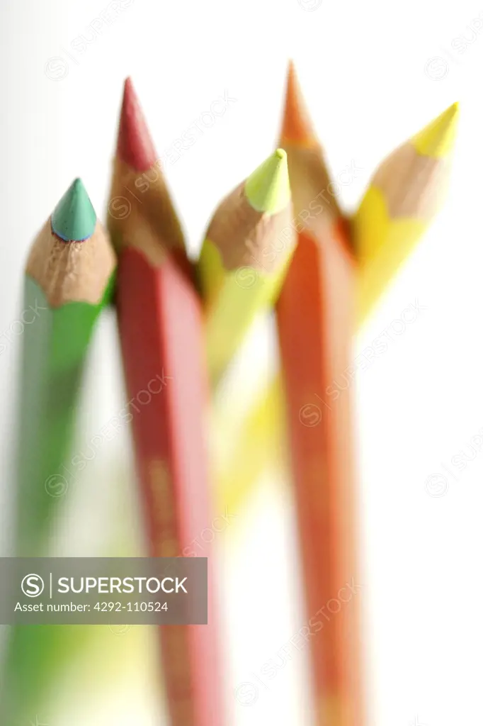 Colourful pencils