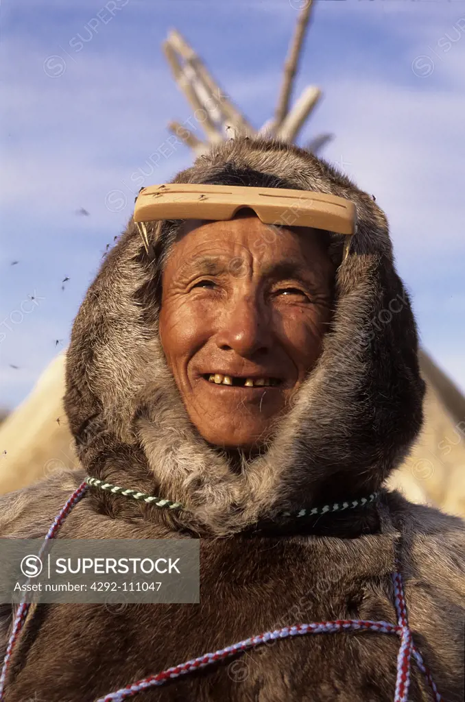 Canada, Baker Lake, Nanuvut, inuit portrait