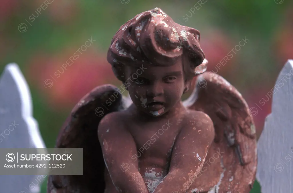 Garden angel figurine