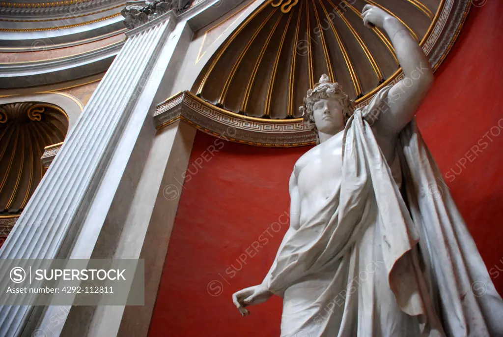 Italy, Lazio, Rome, Vatican, the vatican Museum, Statue.
