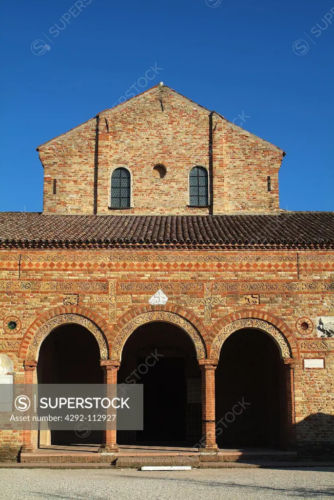 Italy, Emilia Romagna, Pomposa Abbey, church