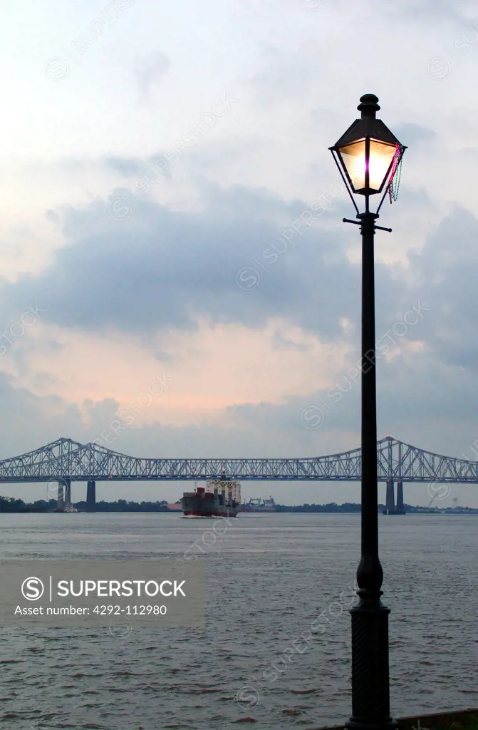 USA, Louisiana, New Orleans, the Mississippi river