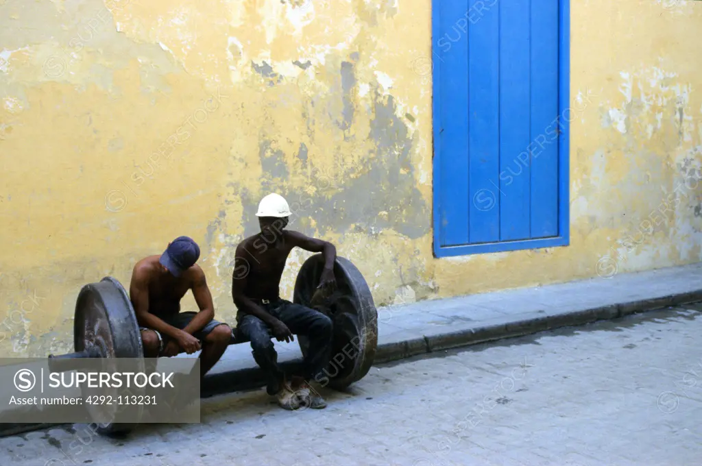 Cuba, Havana, street scene