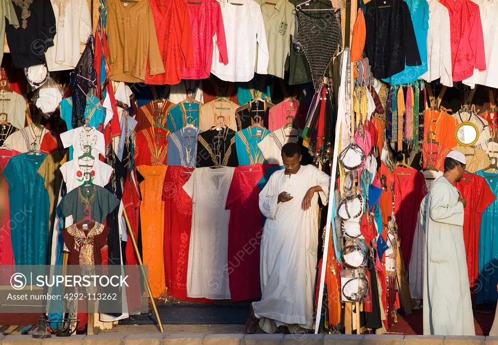 Africa, Egypt, Kom Ombo, market stall