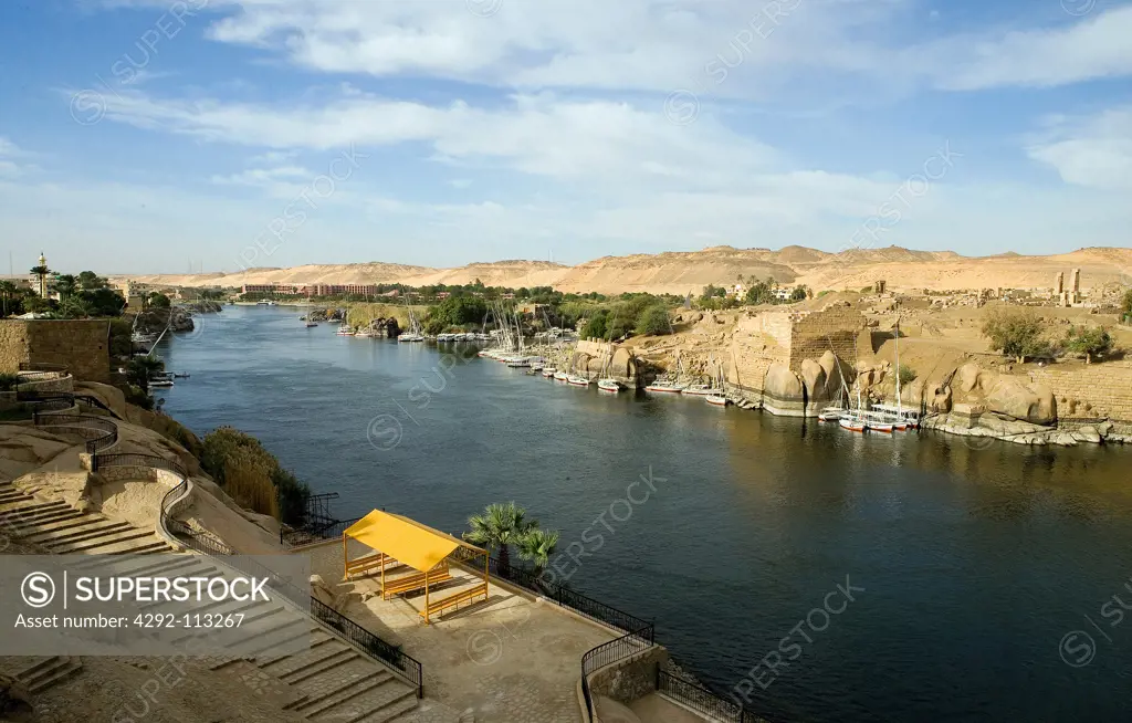 Africa, Egypt, Aswan, the Nile river