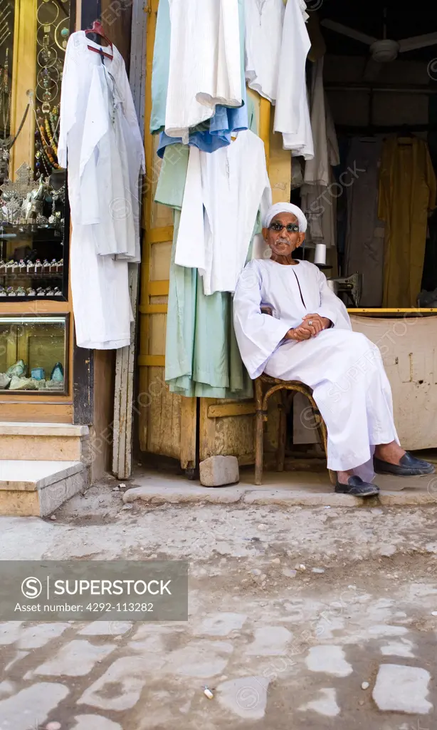 Africa, Egypt. Aswan, salesman