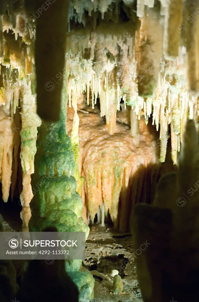 Italy. Apulia. Castellana caves