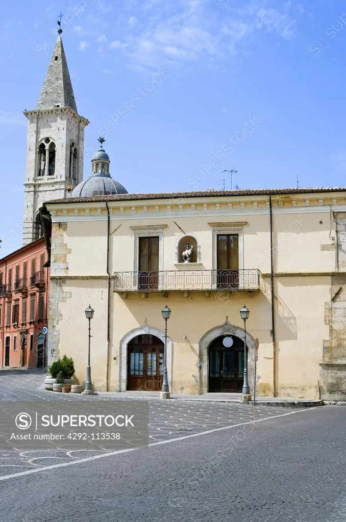 Italy. Abruzzo. Sulmona,  Giovanni delle Palle palace