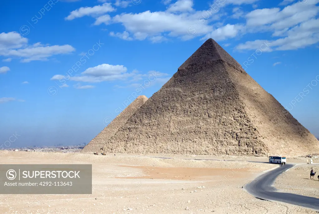Egypt, Giza, Chepren Pyramid