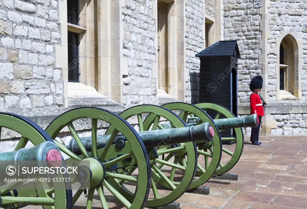 UK, England, London.royal guard at London Tower.