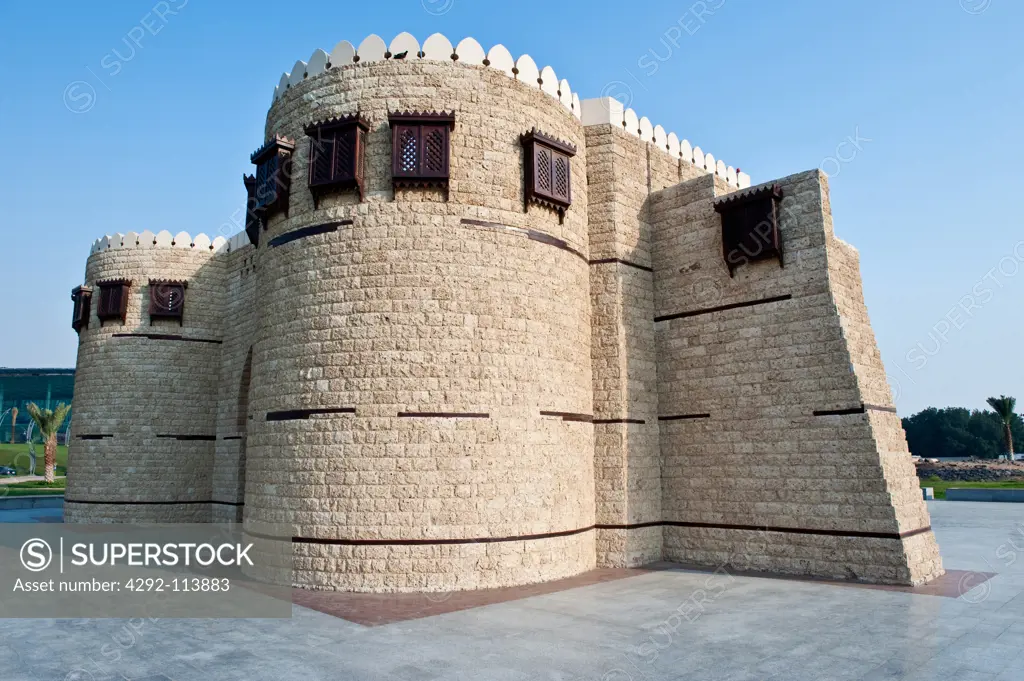 Saudi Arabia, Jeddah, rebuilded Turkish fort