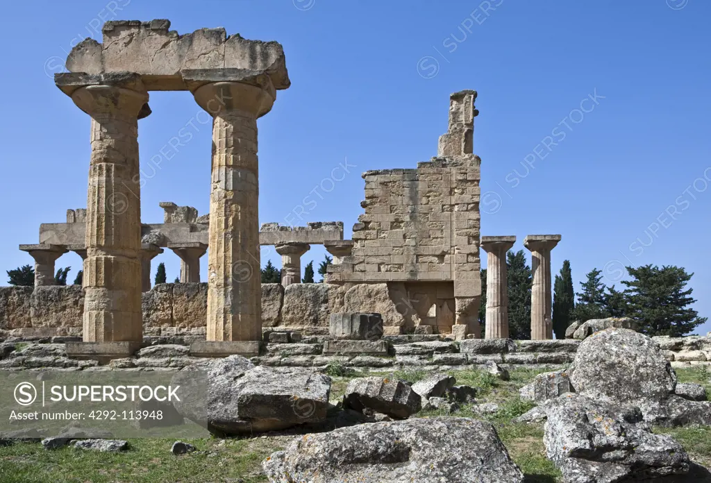 Africa, Libya, Cyrene, Temple of Zeus