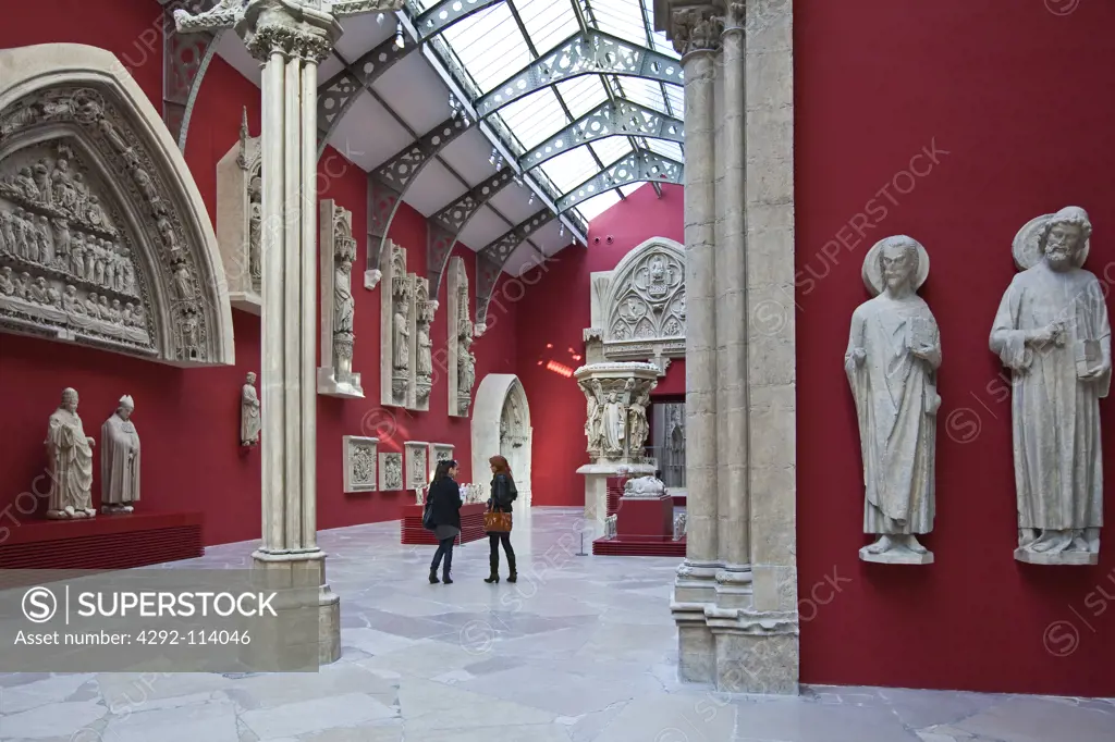 France, Paris, interior of the Palais de Chaillot, museum Cité de l'architecture et du patrimoine
