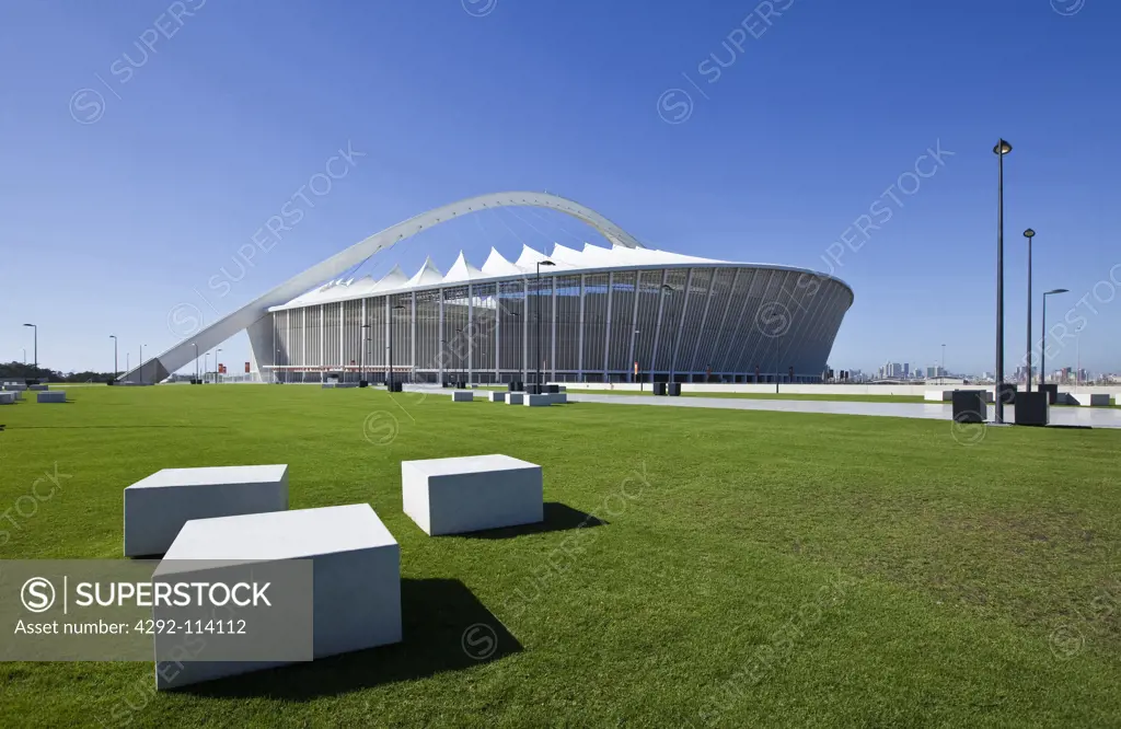 Africa, South Africa, Durban, Moses Mabhida stadium for the World Cup