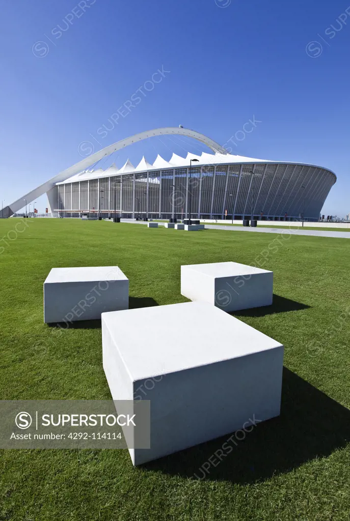 Africa, South Africa, Durban, Moses Mabhida stadium for the World Cup