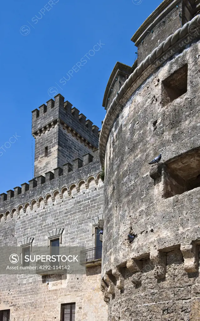 Italy, Apulia, Nardò, the Acquaviva castle