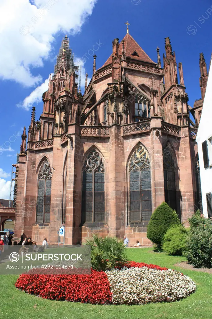 Germany,Baden-Wuerttemberg, Freiburg, Freiburger Münster (Münster Unserer Lieben Frau) cathedral
