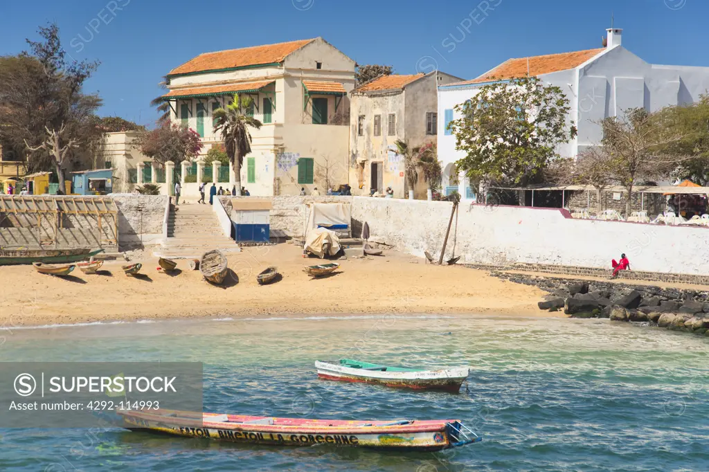 Senegal, Goree island, beach