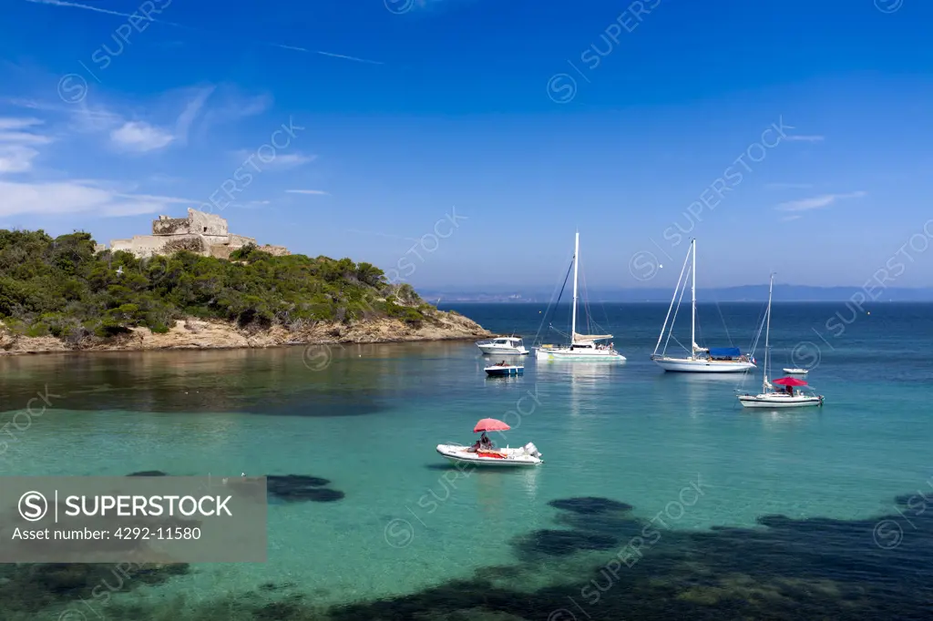 France, French Riviera, Porquerolles Island, Fort De l'Alycastre