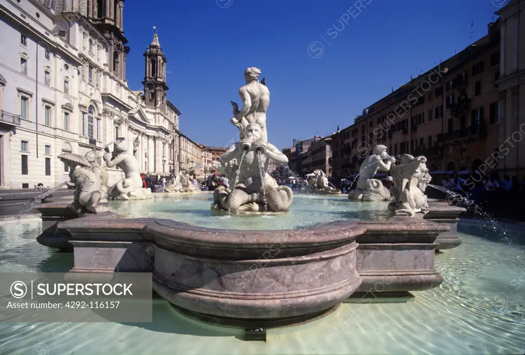 Italy, Lazio, Rome. Piazza Navona
