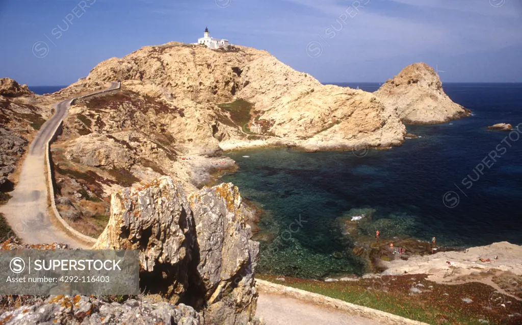 Corse, Ile-Rousse, La Pietra island