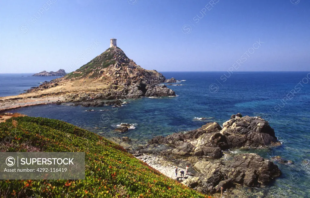 France, Corsica island, Ajaccio, the Punta della Parata rock