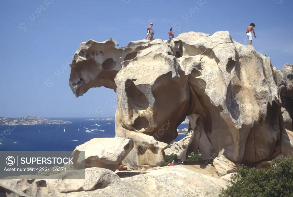 Italy, Sardinia, Palau, Capo D'Orso, granitic natural sculpture