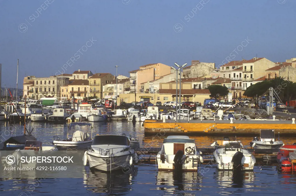 Italy, Sardinia, Maddalena Island, the harbour