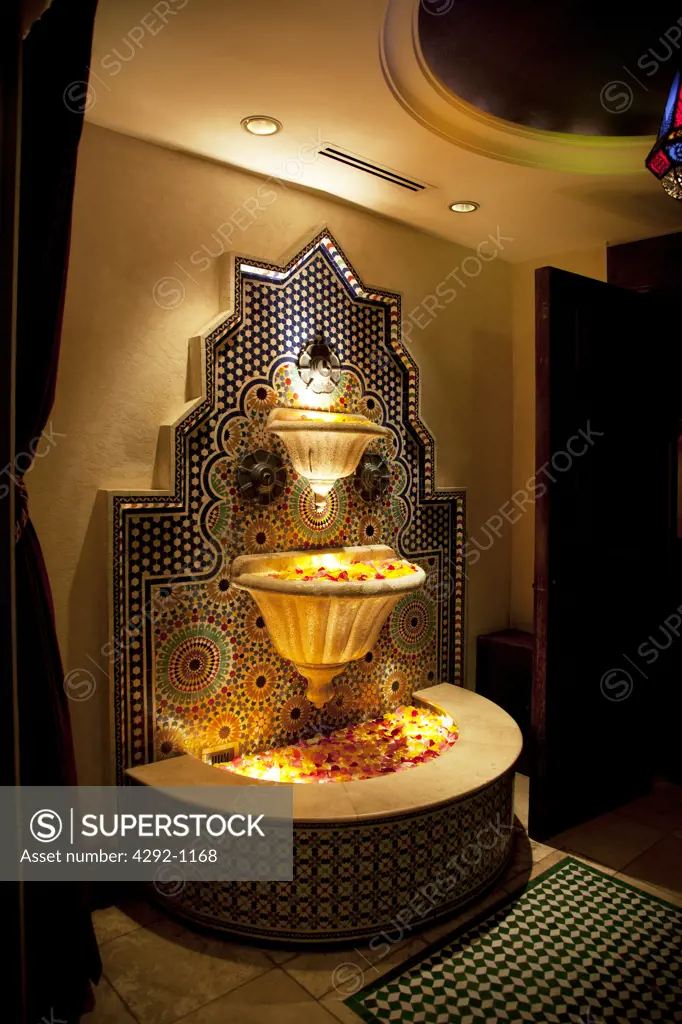 United Arab Emirates, Dubai, Fountain in an Old Palace