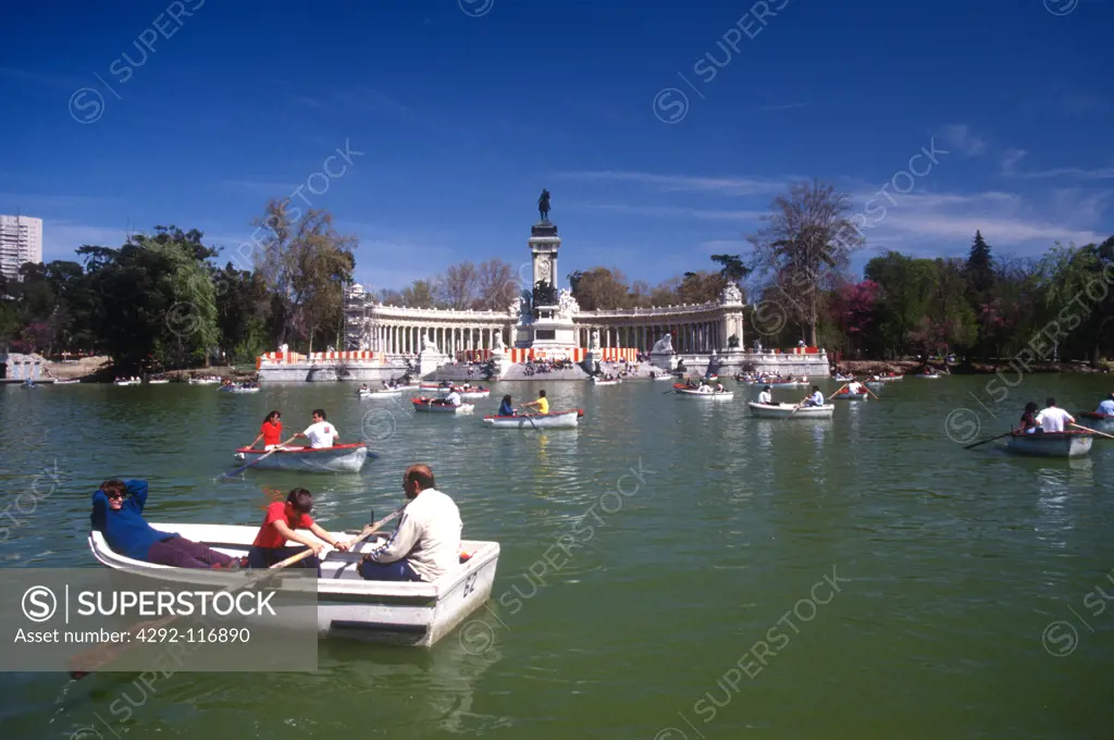 Spain, Madrid, El Retiro Park