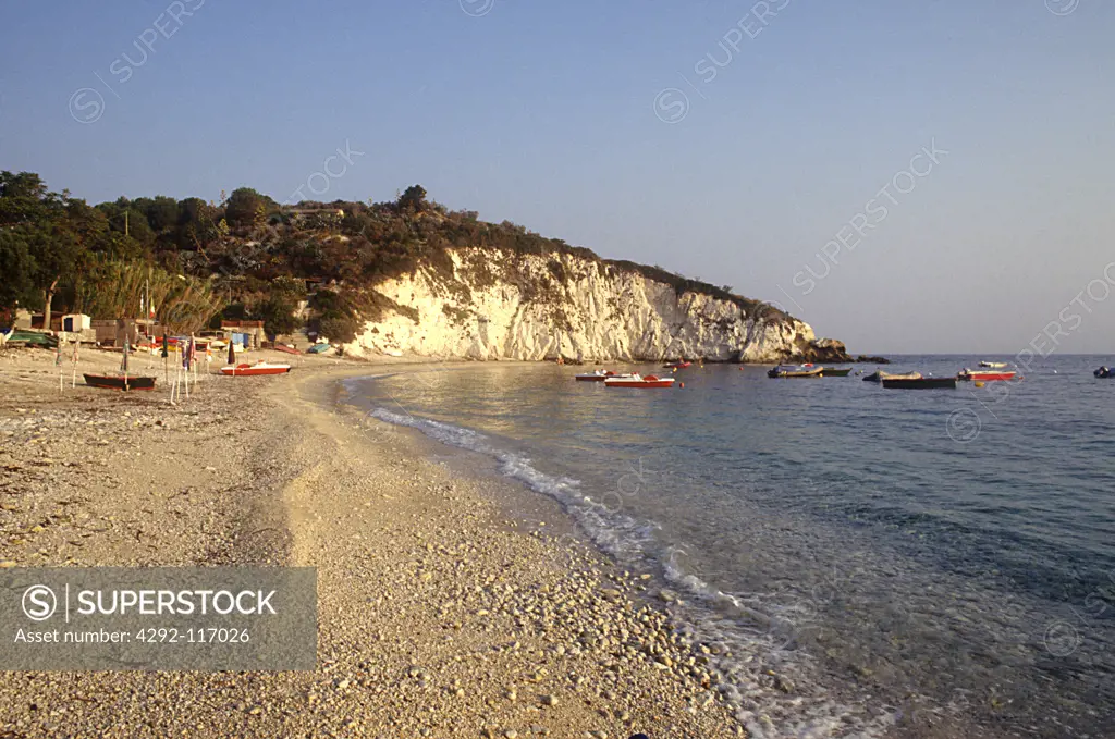 Italy, Tuscany, Elba Island, Portoferraio, Capo Bianco beach