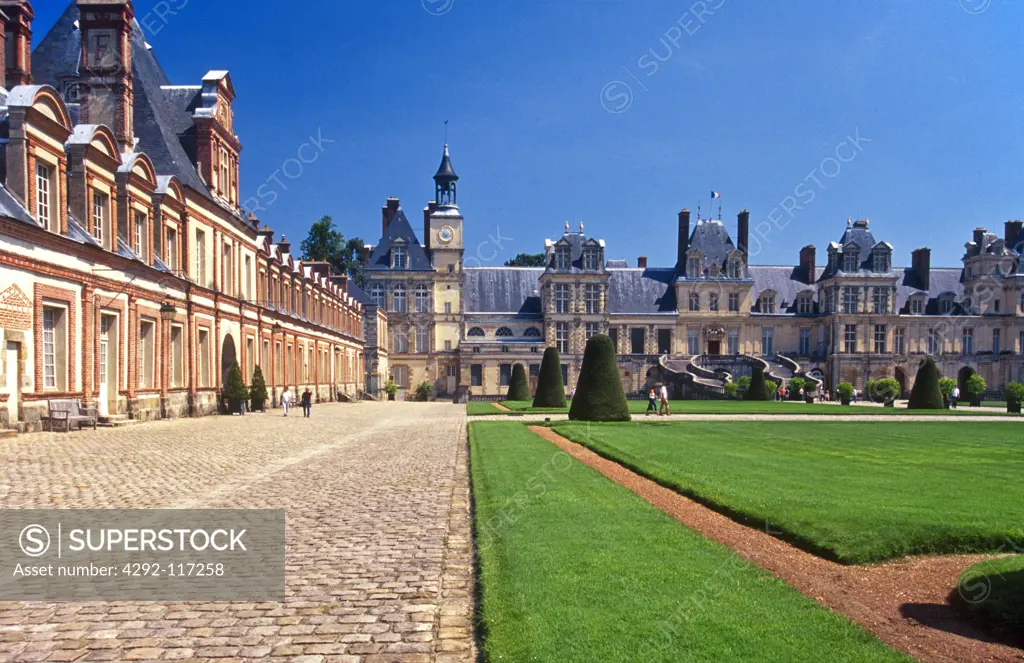 France, Ile-de-France, Palace of Fontainbleu
