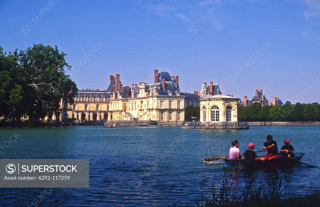 France, Ile-de-France, Palace of Fontainbleu