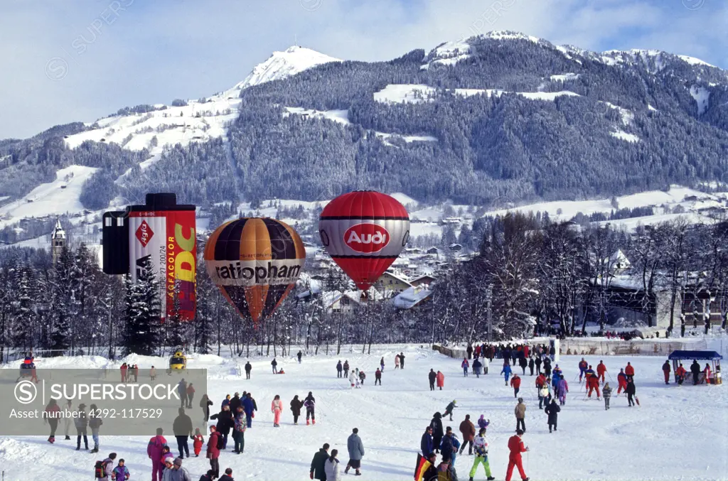 Kitzbuhel, Tyrol, Austria, ski plant