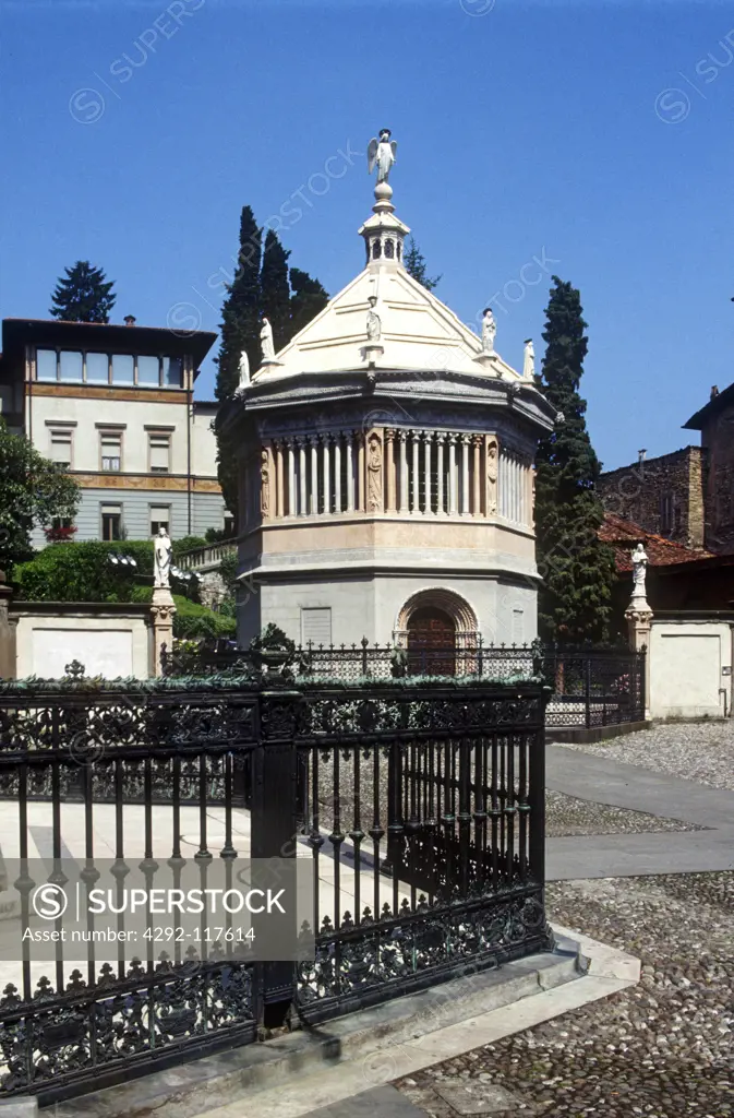 Italy, Lombardy, Bergamo Alta, the baptistery