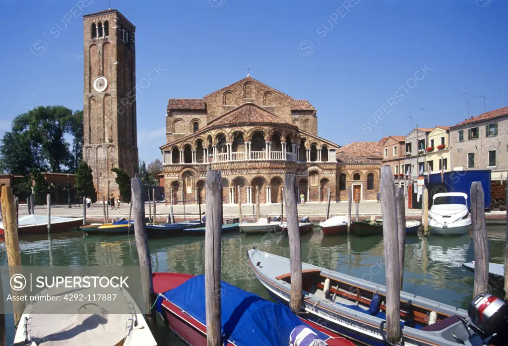 Italy, Veneto, Murano, church of Santa Maria and Donato