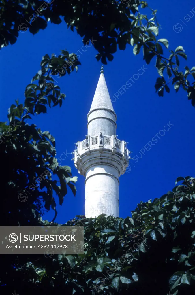 Greece, Rhodes, minaret