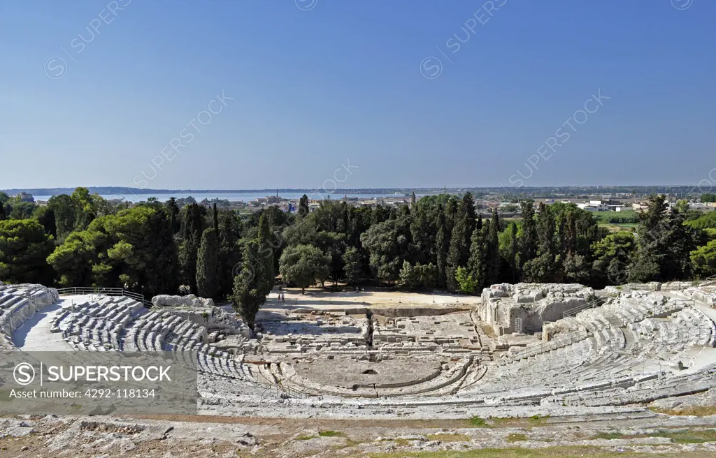 Italy, Sicily, Siracusa, the greek theatre