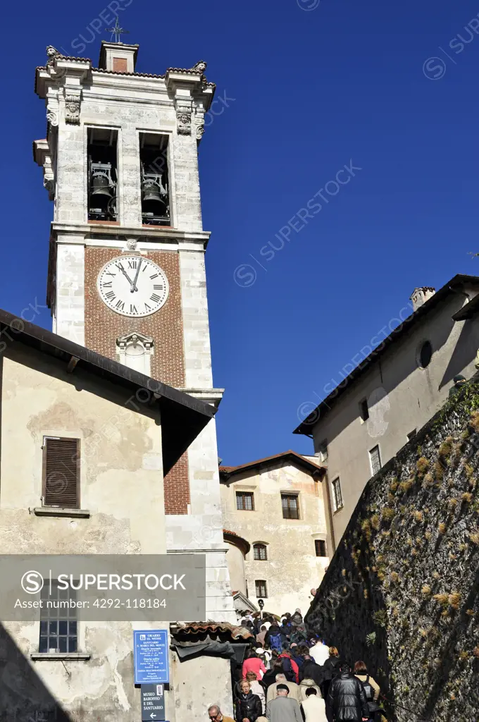 Italy, Lombardy, Varese,Sacro Monte: Santa Maria del Monte sanctuary