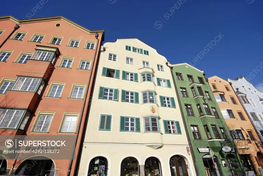 Austria, Innsbruck, typical houses