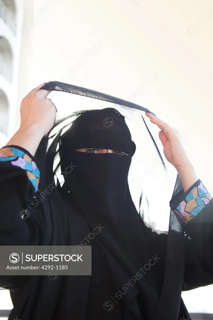United Arab Emirates, Dubai, Arab Woman in a Hijab