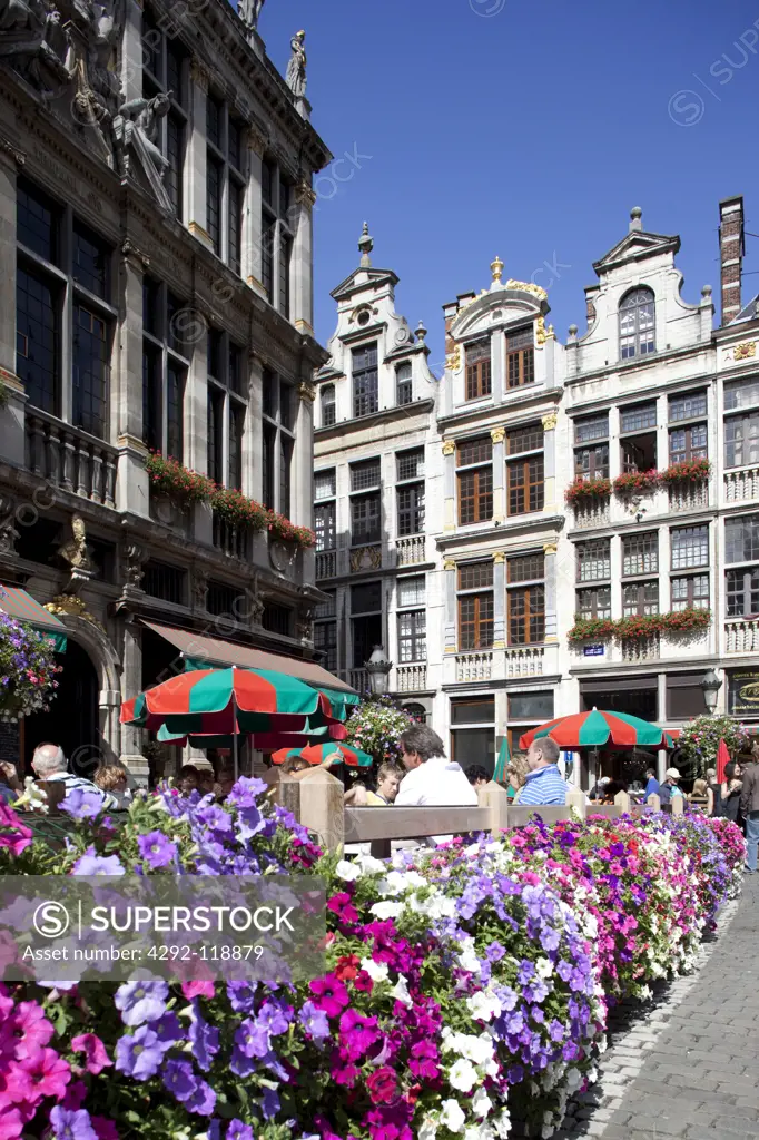 Belgium, Brussels, Le Grand Place Square, Restaurant