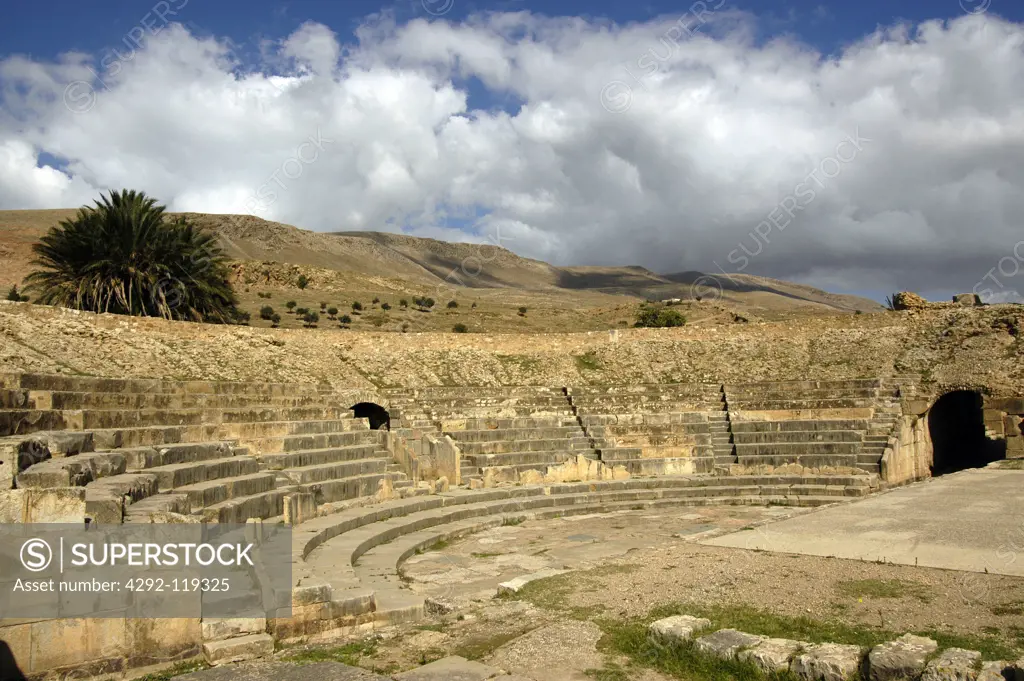 Tunisa, Bulla Regia, roman theatre