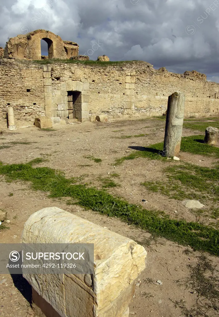 Tunisa, Bulla Regia, roman ruins