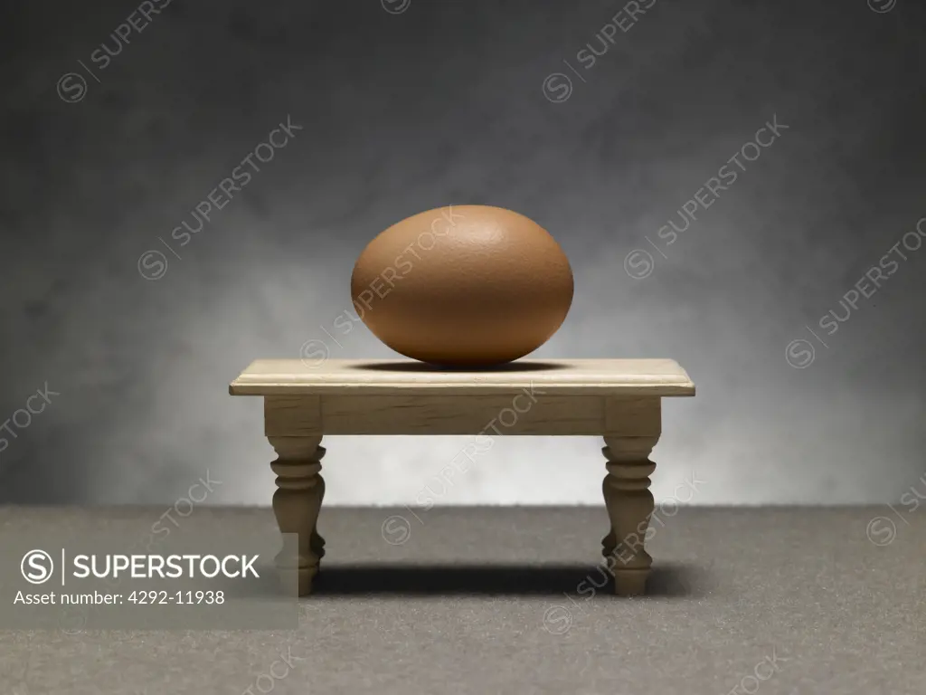 Egg and table still life