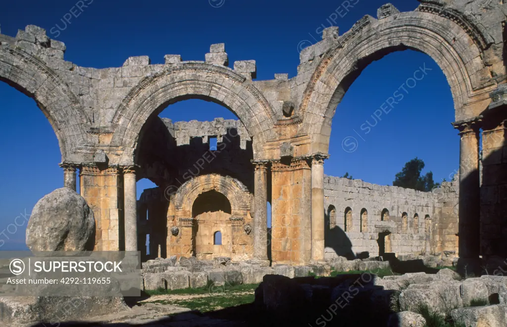 Syria, Qala'at Samaan, Saint Simeon  ruins
