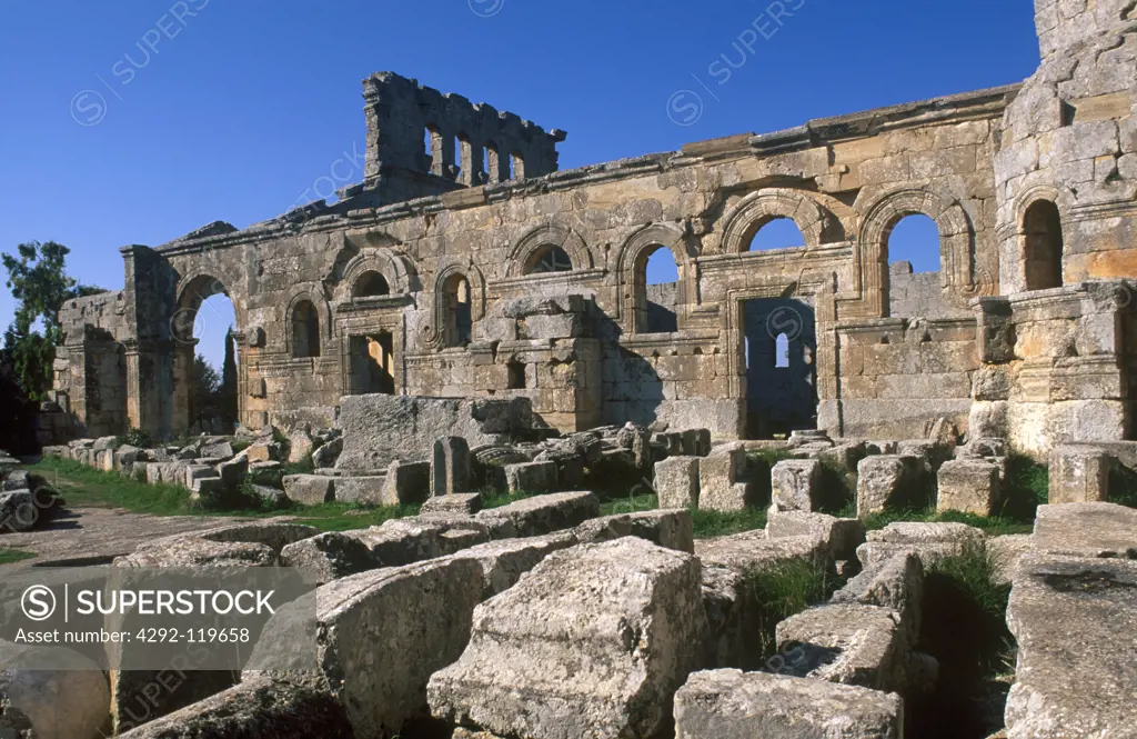 Syria, Qala'at Samaan, Saint Simeon ruins