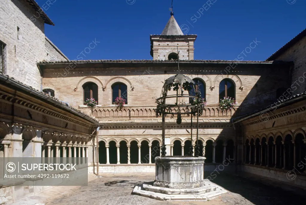 Italy, Umbra, Sassovivo, Santa Croce abbey