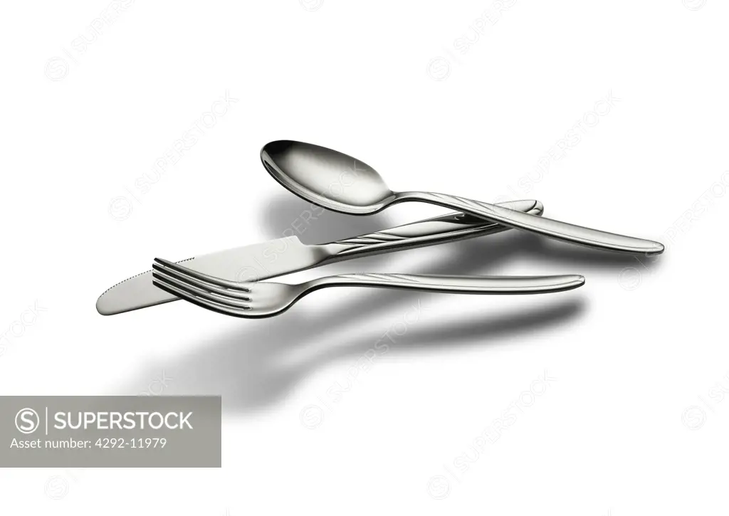 Close up of fork, spoon and knive