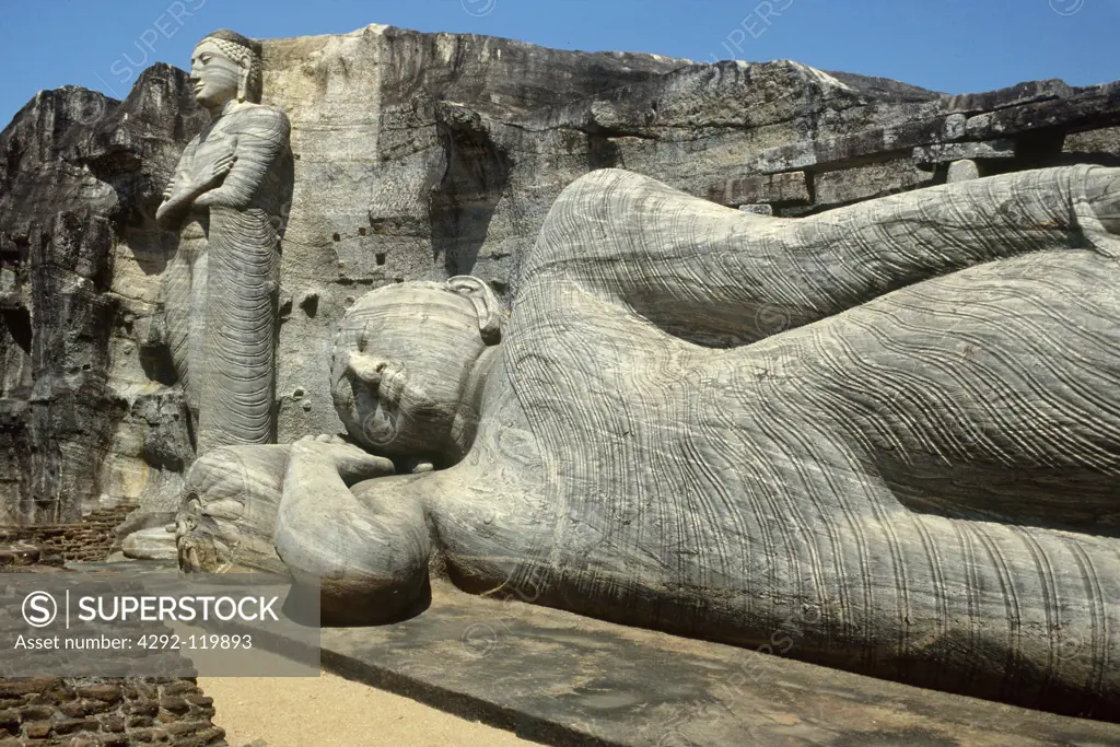 Sri Lanka - Polonnaruwa Gal Vihara buddha
